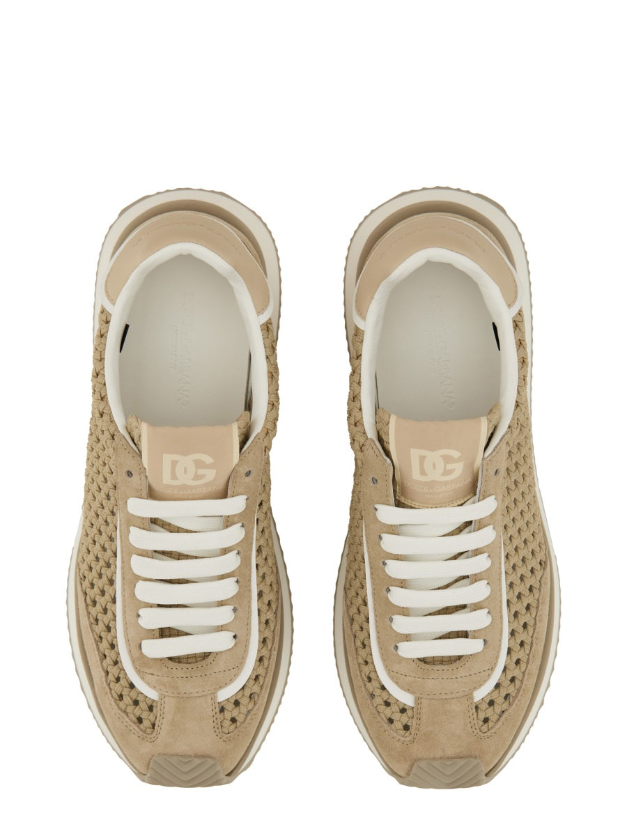 Dolce & Gabbana Sneakers - Beige | Wanan Luxury
