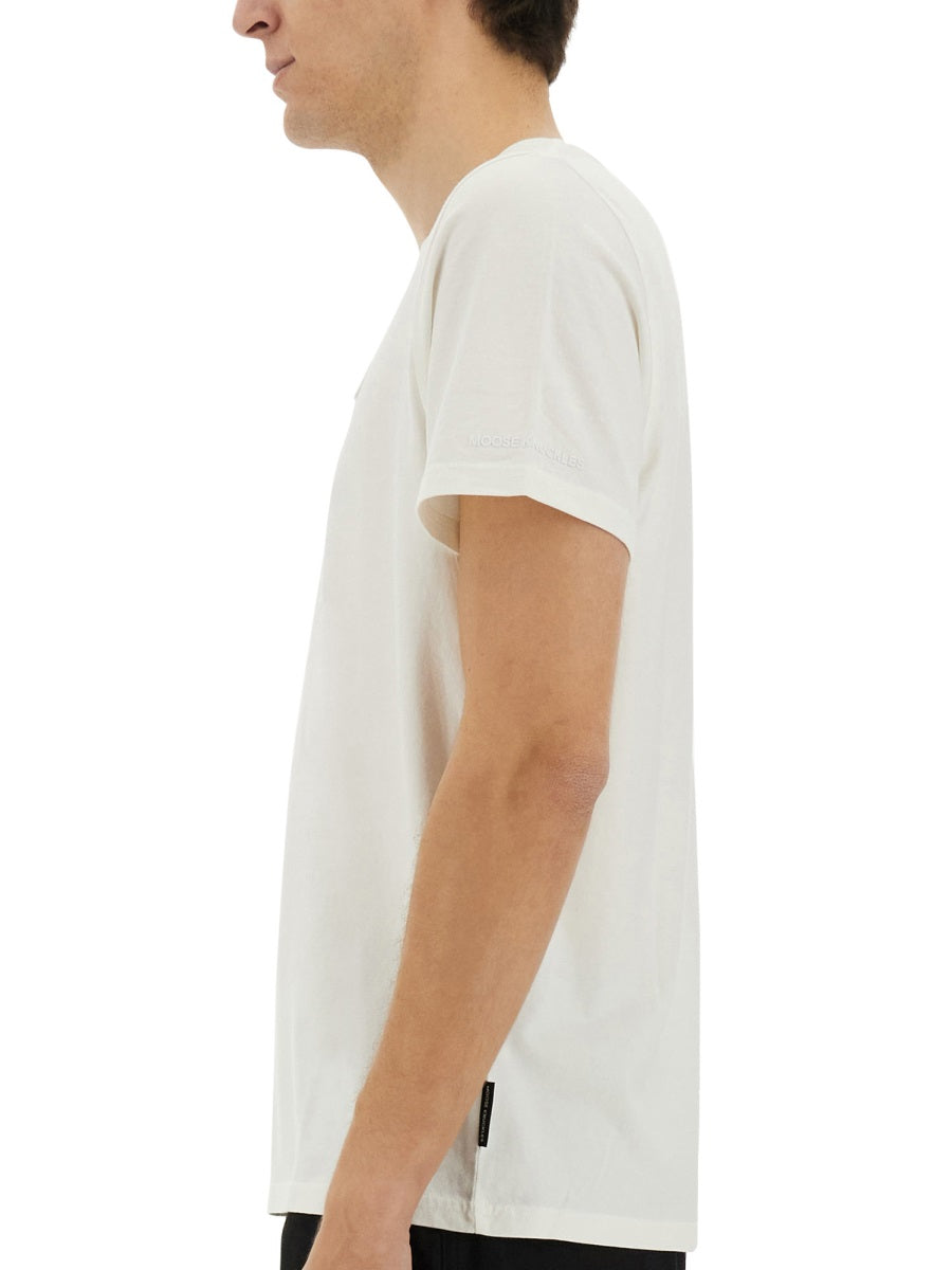 Moose Knuckles T shirt - Bianco | Wanan Luxury