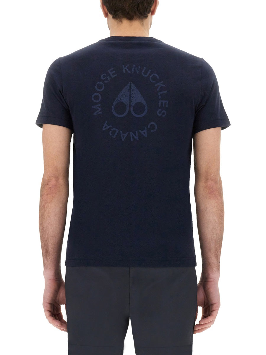 Moose Knuckles T shirt - Blu | Wanan Luxury