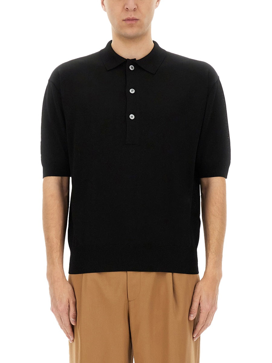 Lardini Polo - Nero | Wanan Luxury