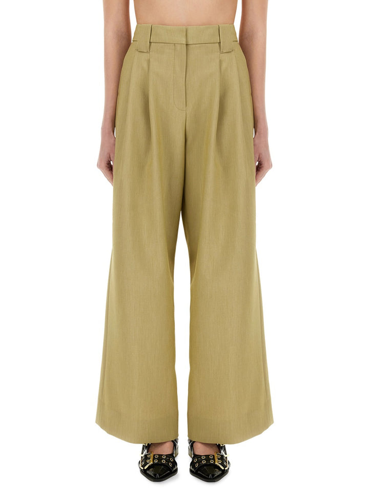 Ganni Pantaloni - Beige | 3c9faa1b1662737ec1a082d6863ed70a5b3b6d3a