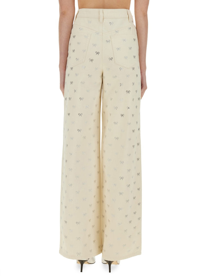 Self-Portrait Jeans - Beige | Wanan Luxury