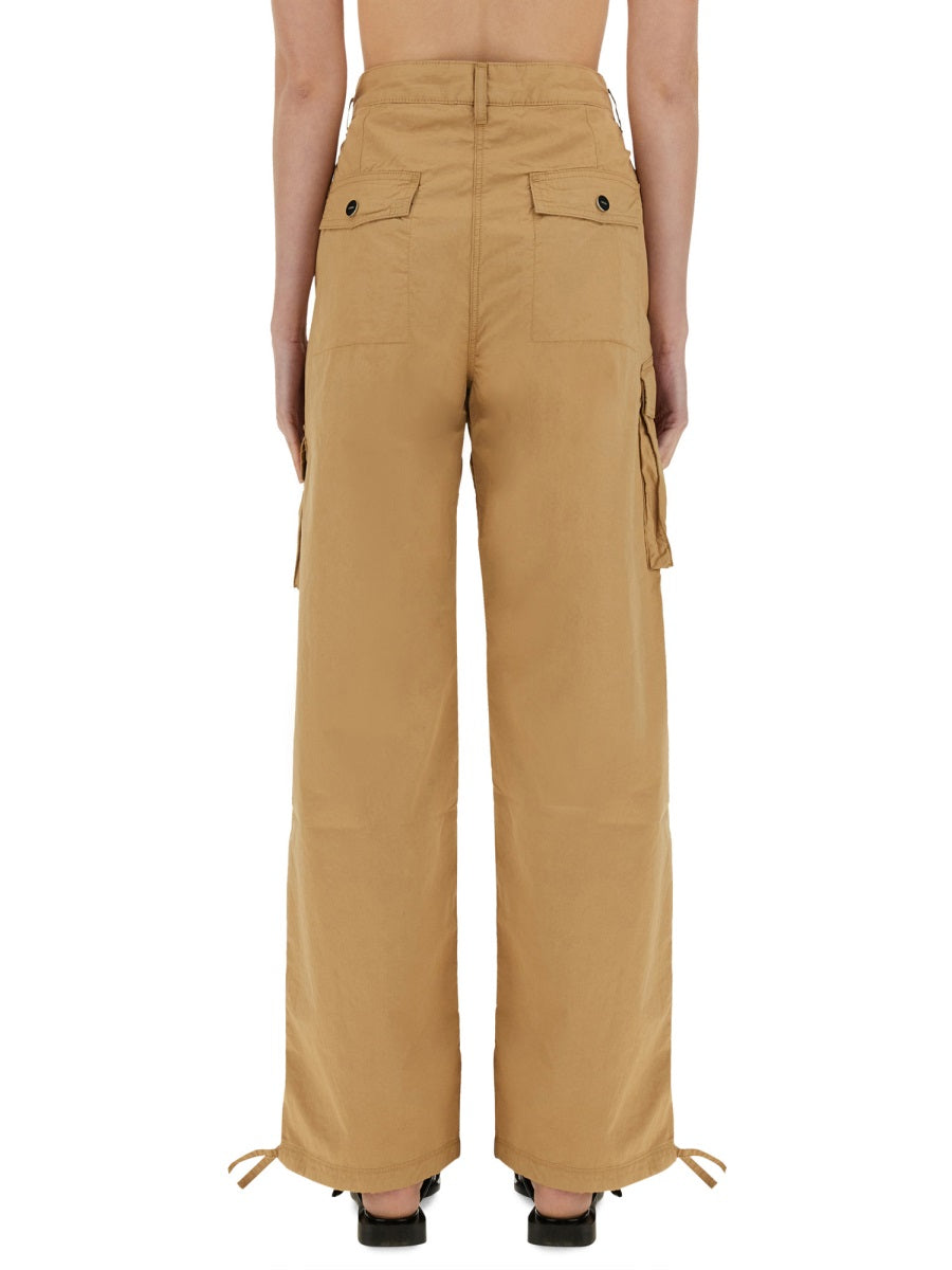 Ganni Pantaloni - Beige | 706ab68b29178fed4ecd0194d4e6a49fae2b60ba