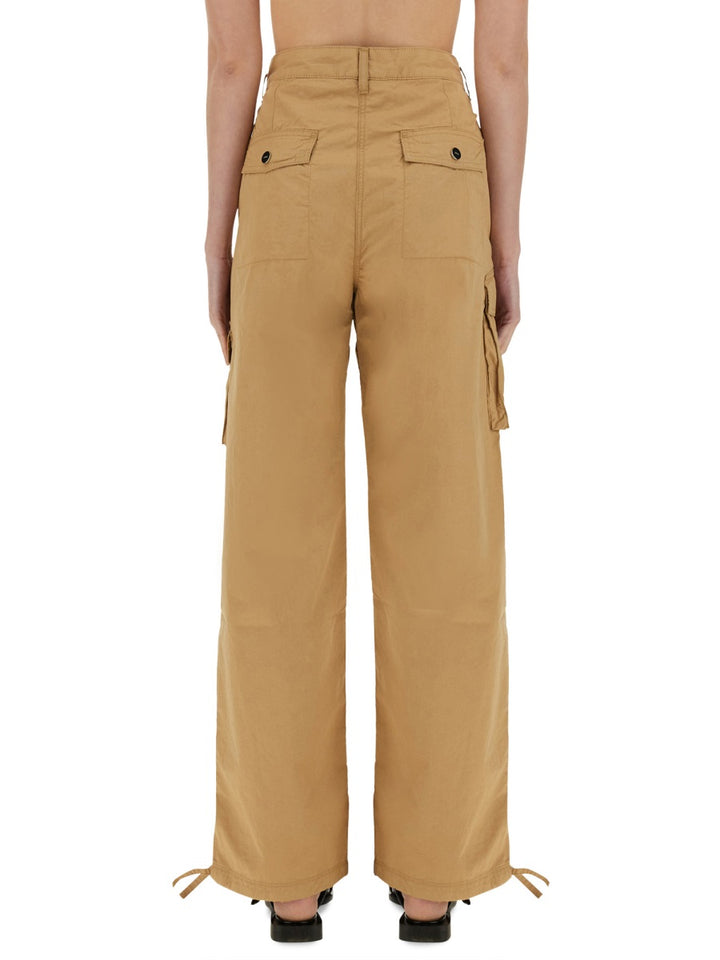 Ganni Pantaloni - Beige | 706ab68b29178fed4ecd0194d4e6a49fae2b60ba