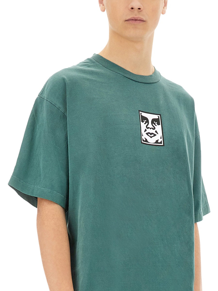 Obey T shirt - Verde | Wanan Luxury