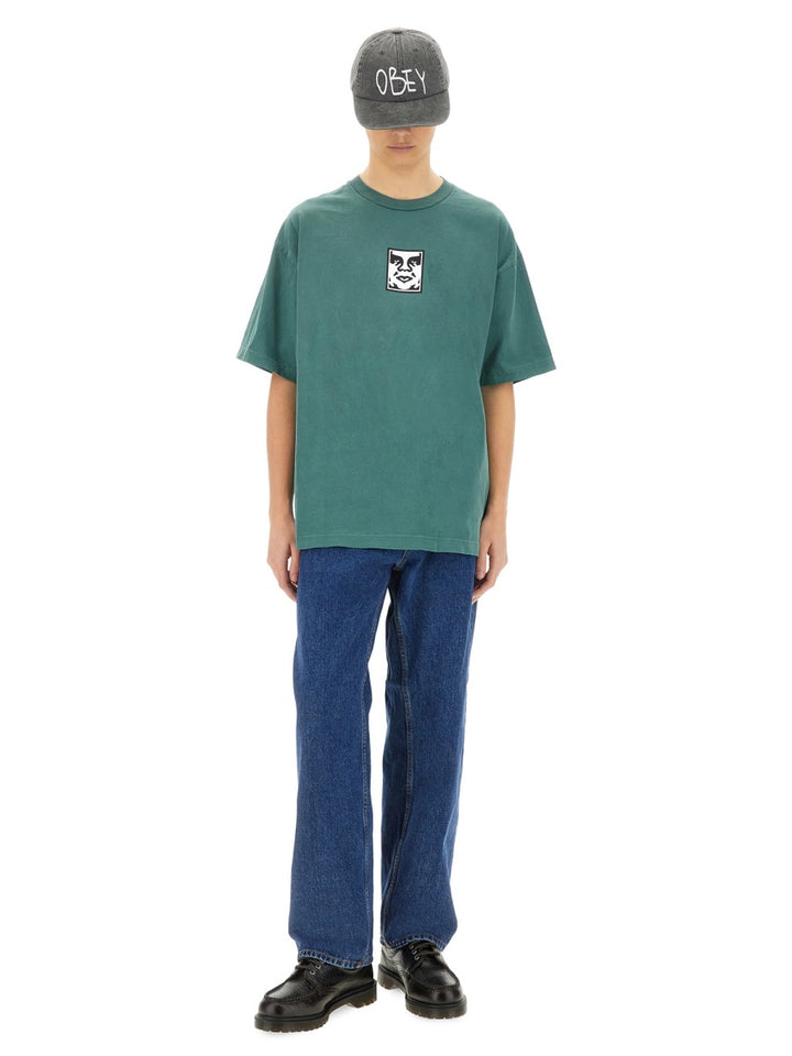 Obey T shirt - Verde | Wanan Luxury