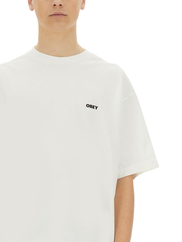Obey T shirt - Bianco | Wanan Luxury