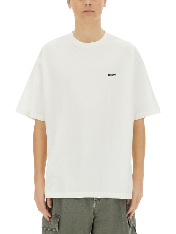 Obey T shirt - Bianco | Wanan Luxury