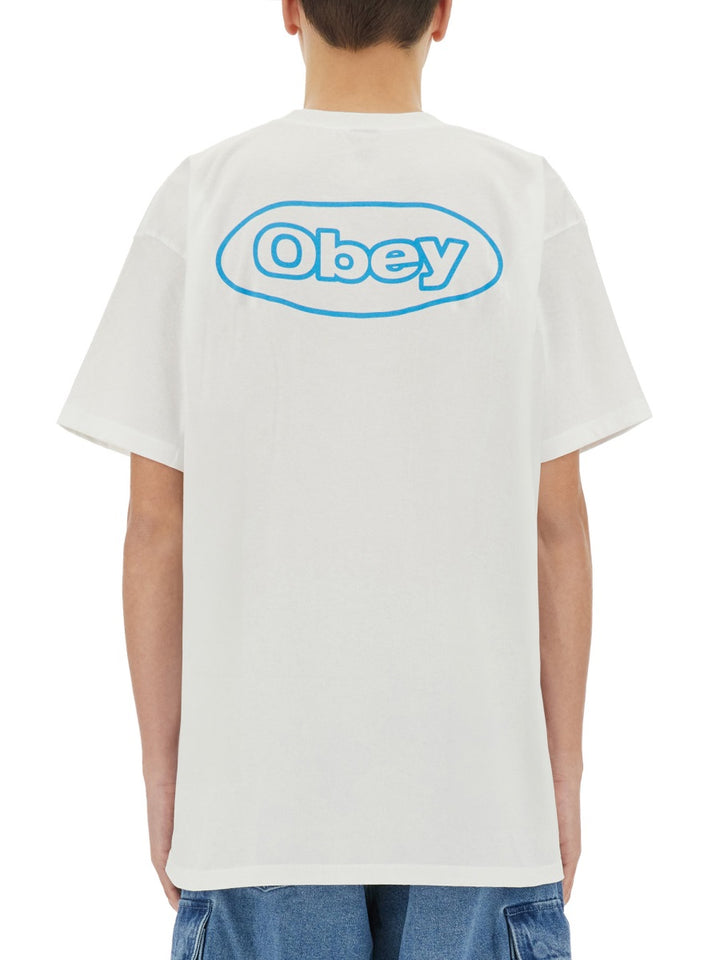 Obey T shirt - Bianco | Wanan Luxury