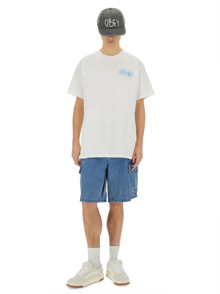 Obey T shirt - Bianco | Wanan Luxury