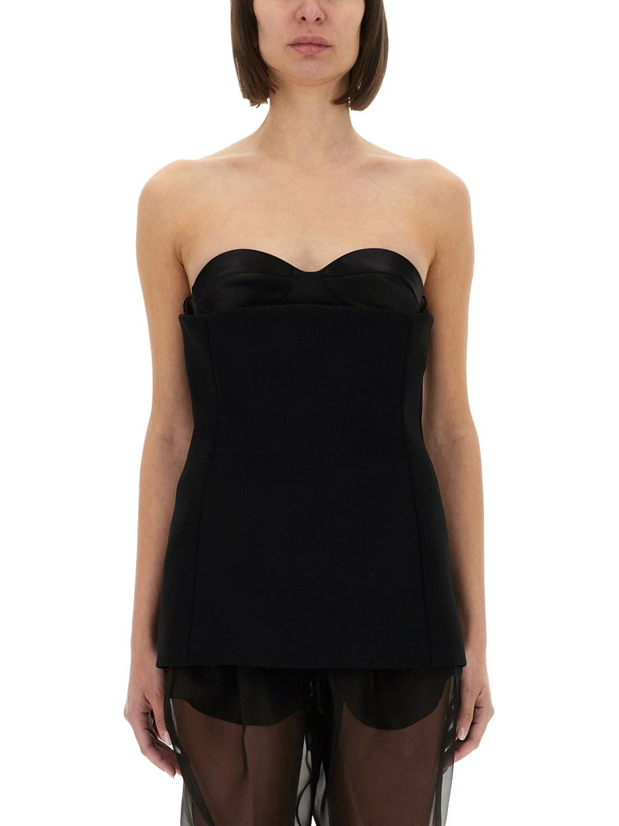 Khaite Top - Nero | Wanan Luxury