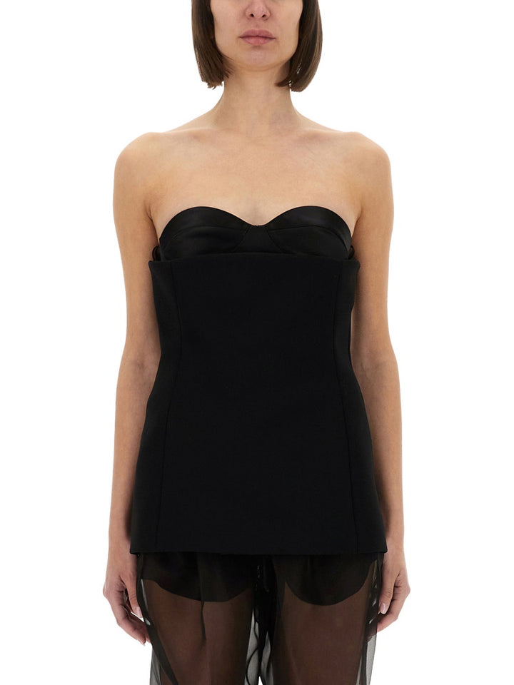 Khaite Top - Nero | Wanan Luxury