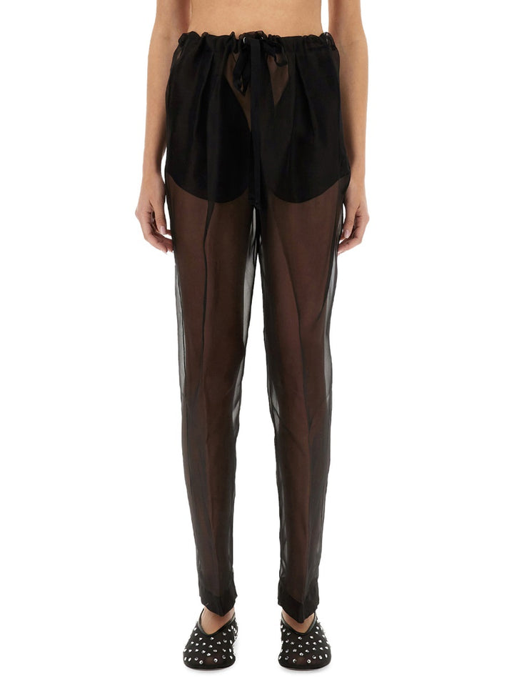 Khaite Pantaloni - Nero | Wanan Luxury