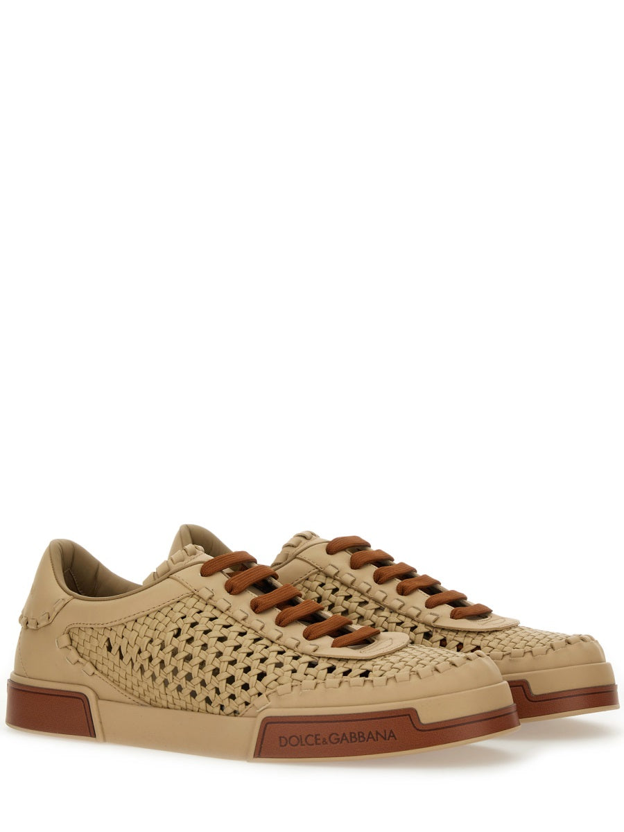Dolce & Gabbana Sneakers - Beige | Wanan Luxury