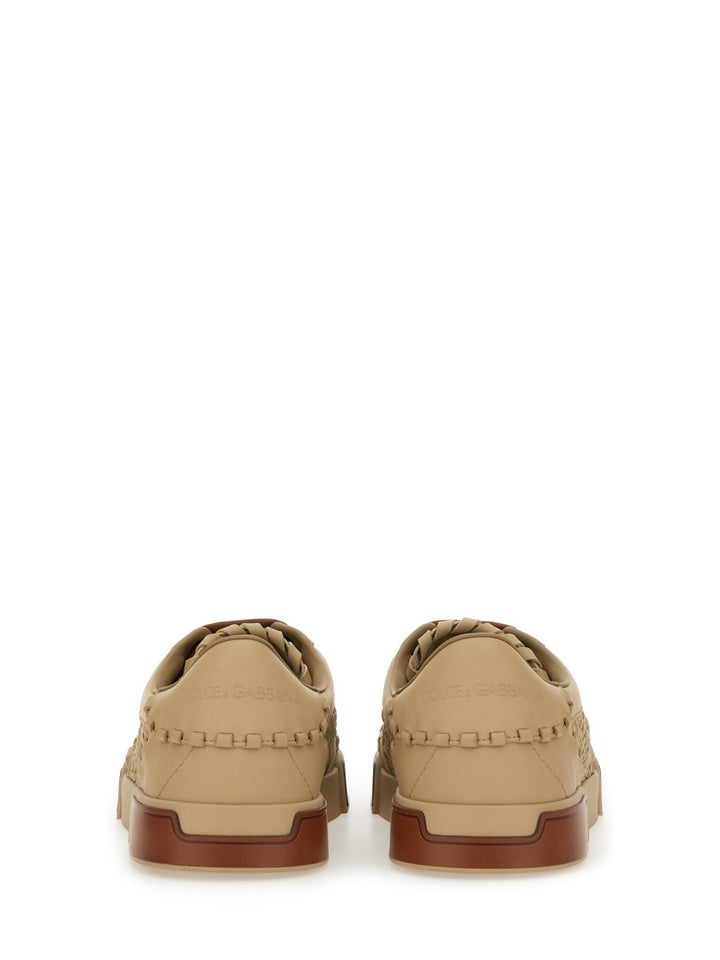 Dolce & Gabbana Sneakers - Beige | Wanan Luxury