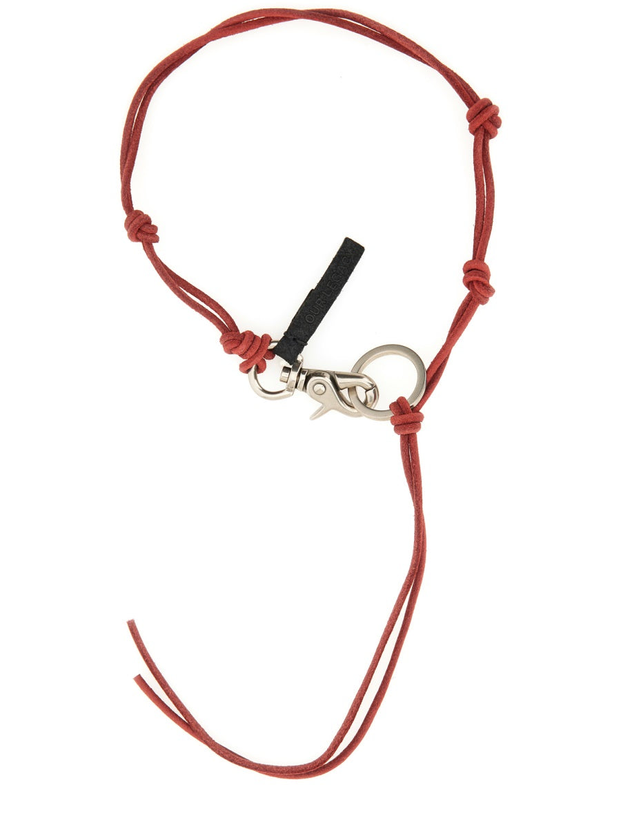 Our Legacy Portachiavi - Rosso | Wanan Luxury