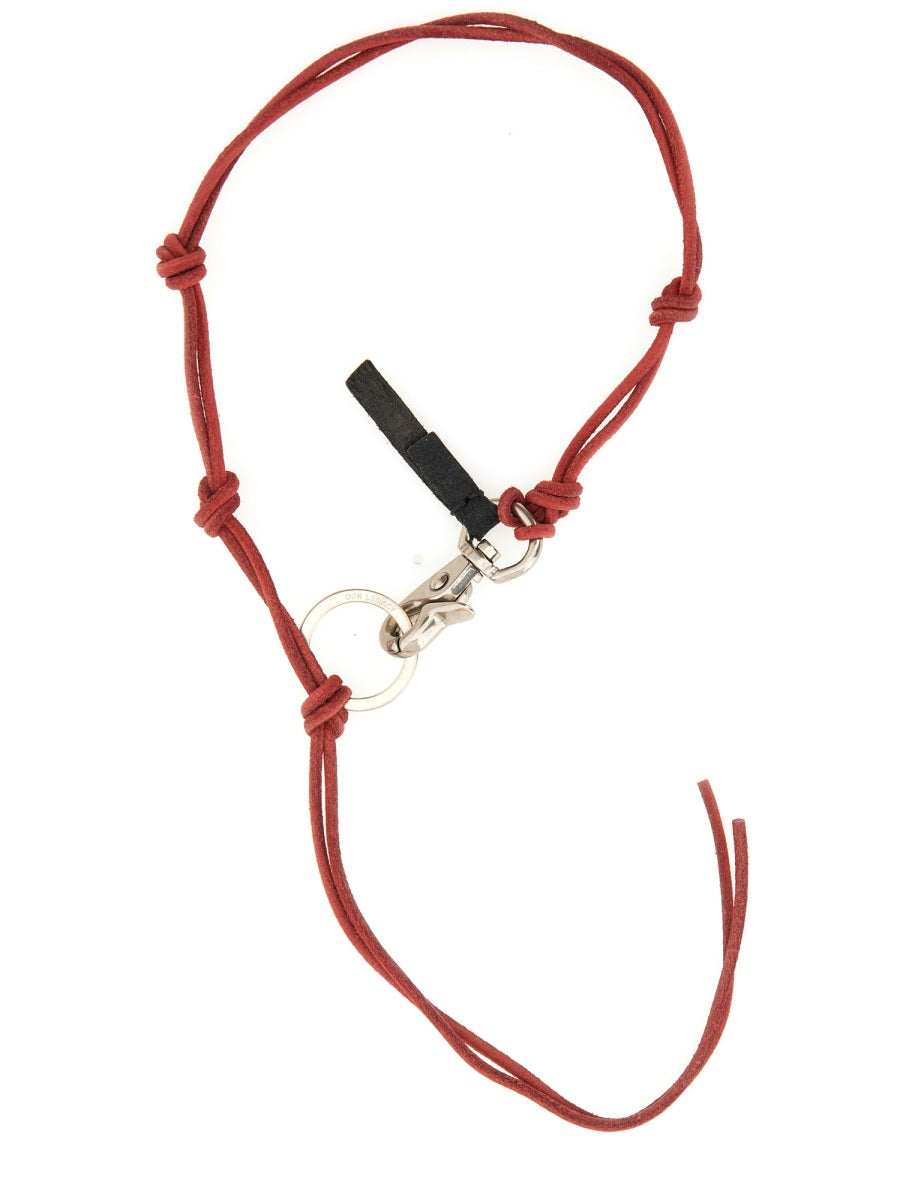 Our Legacy Portachiavi - Rosso | Wanan Luxury