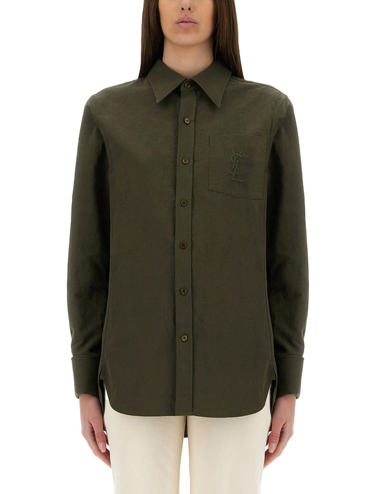 Saint Laurent Camicie - Green | d9c7fb7092a3cc7d97f60dc1a7a4bd4c3a7fe96d