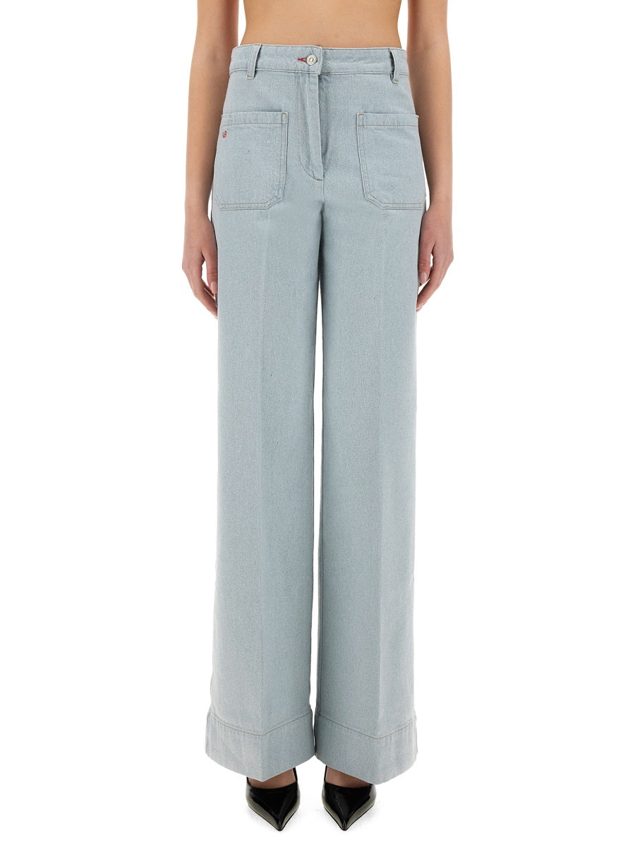 Victoria Beckham Jeans - Baby Blue | 0e445be43f9121dec76faa0e1a93157b13b59574