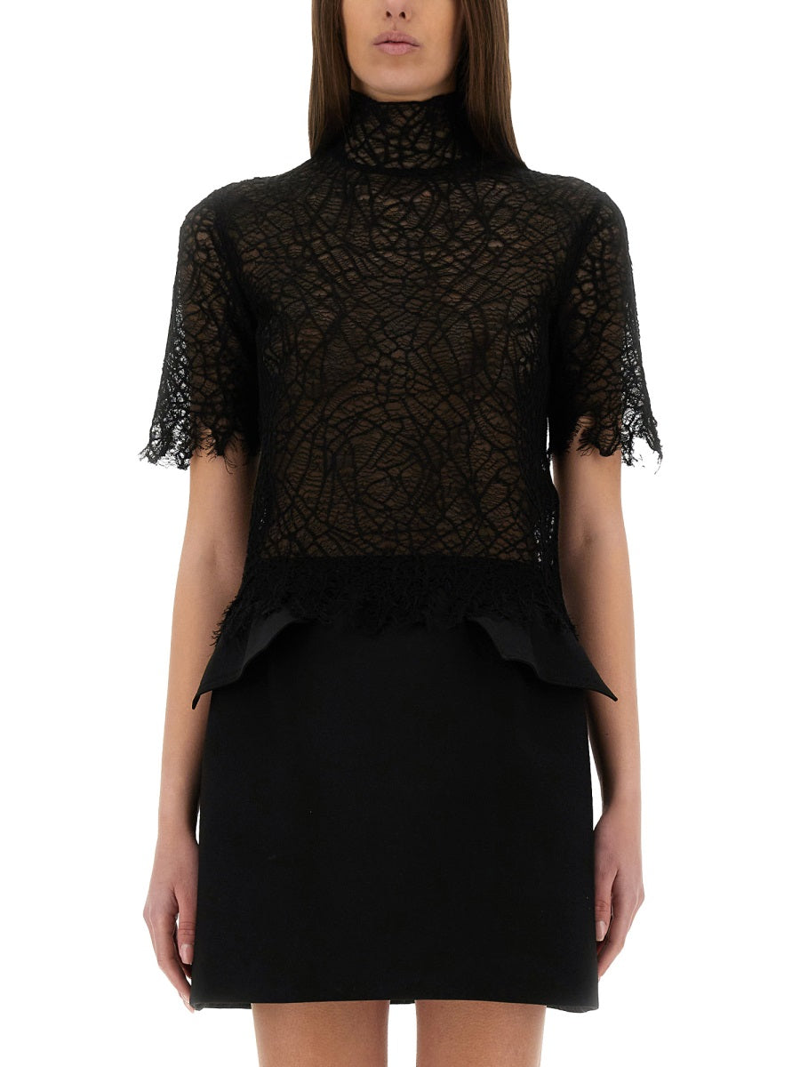 Alexander McQueen Top - Nero | Wanan Luxury