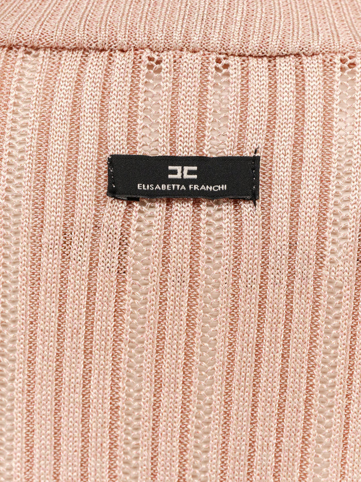 Elisabetta Franchi Sweaters - Nude | 488445648c8e81ee2d1356ead463d20fbe7f4d47