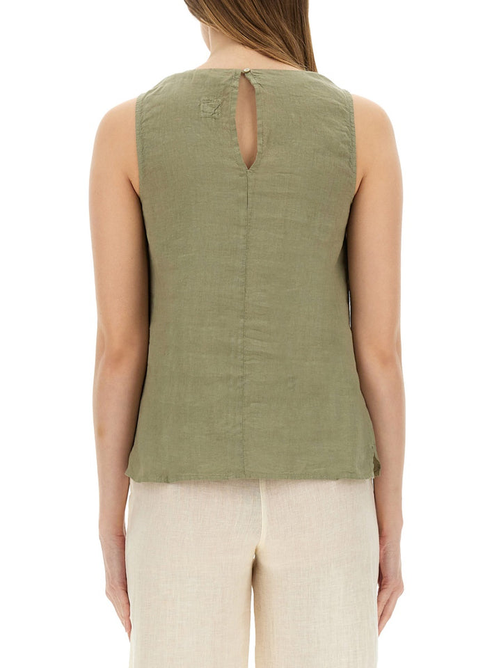 120% Lino Top - Green | bd2db9adf54018ac77fda007f7032c4fffe3ab9f