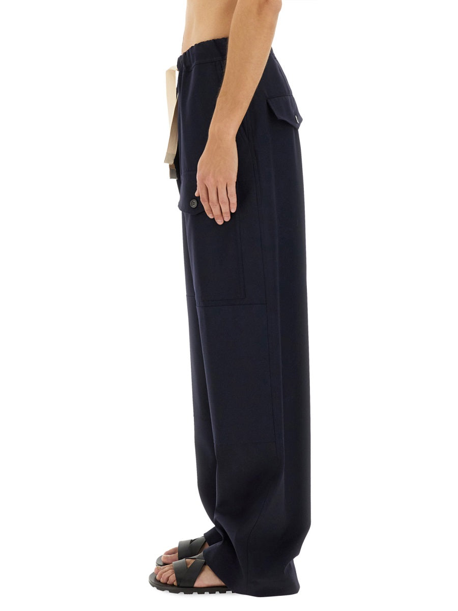 Dries Van Noten Pantaloni - Blue | f6a46d61185a617ba079c86a9f61b6edf90277ef