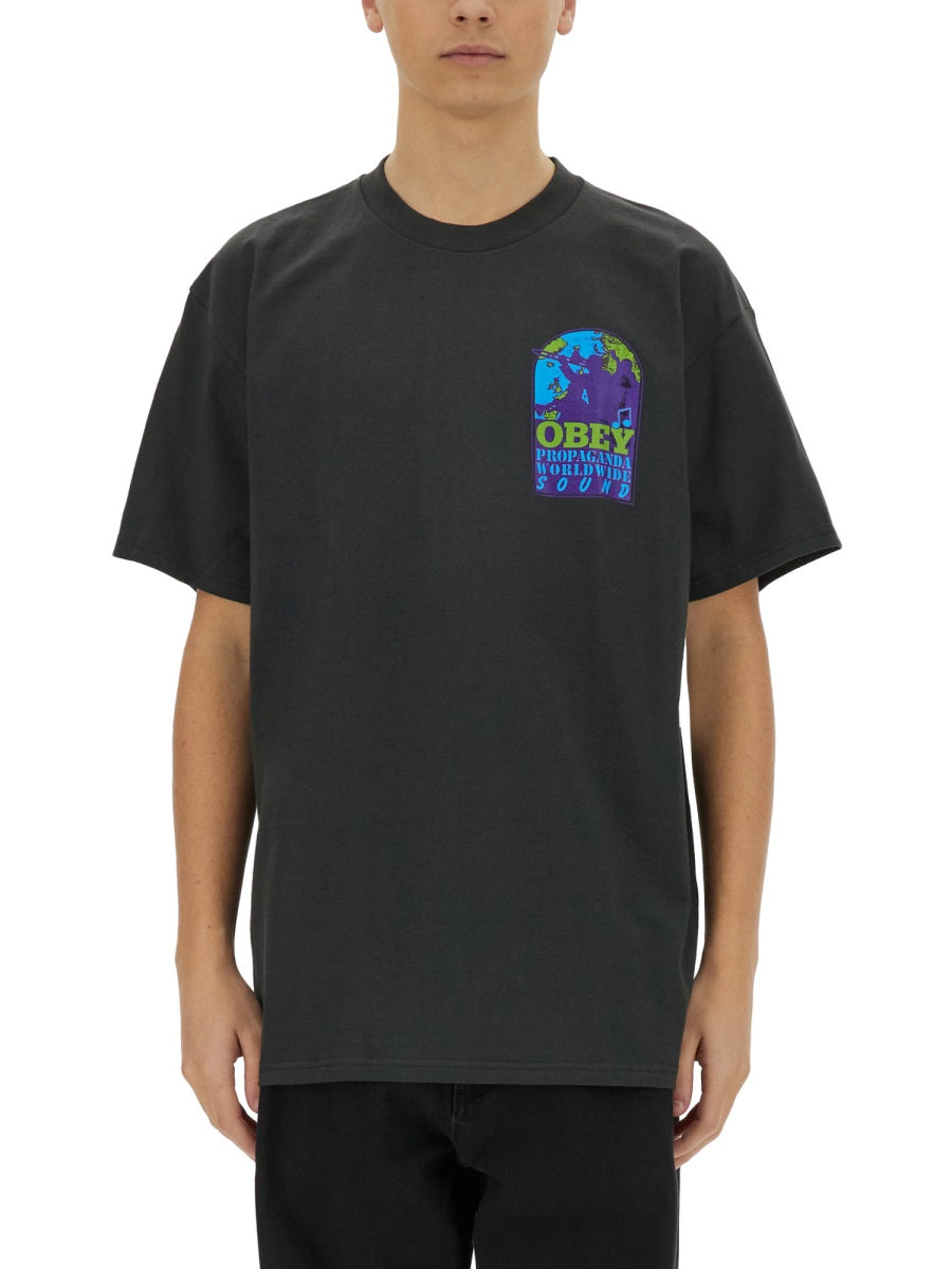 Obey T shirt - Nero | Wanan Luxury