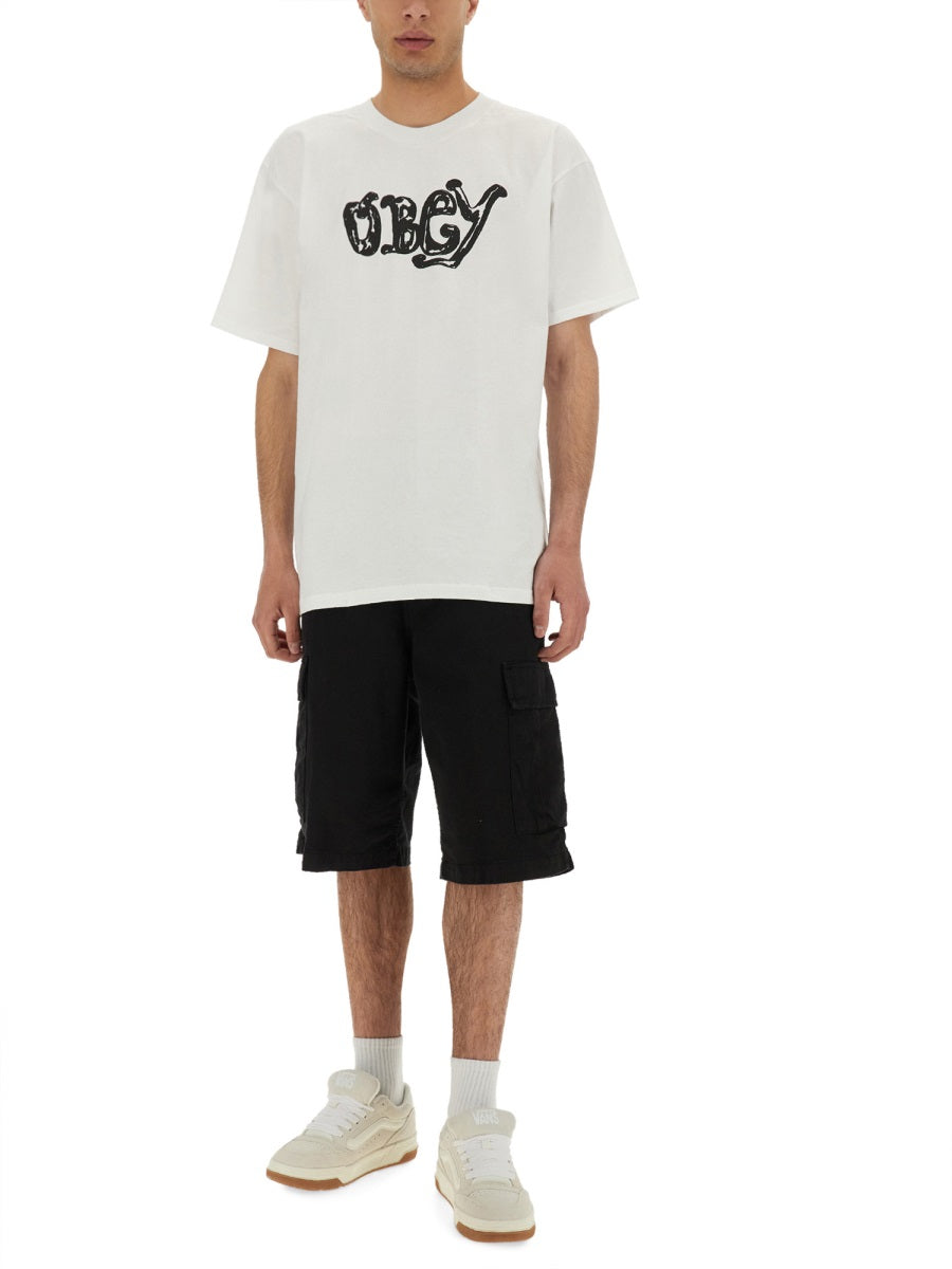 Obey T shirt - Bianco | Wanan Luxury