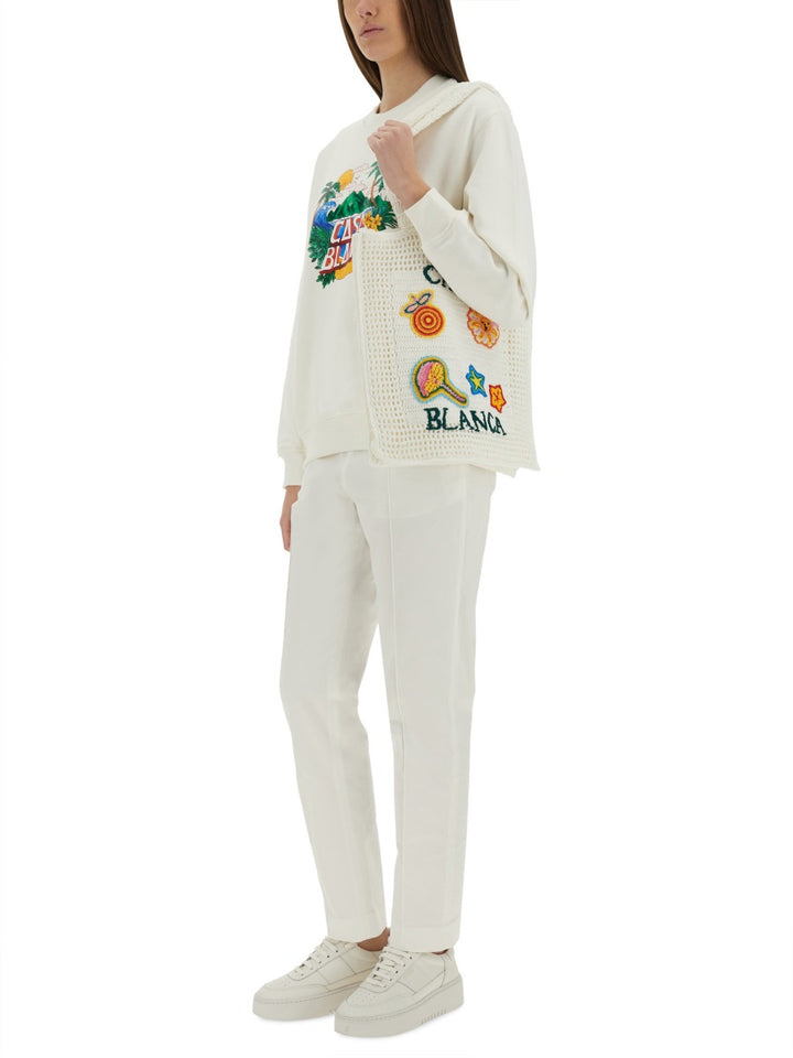 Casablanca Felpe - Bianco | Wanan Luxury