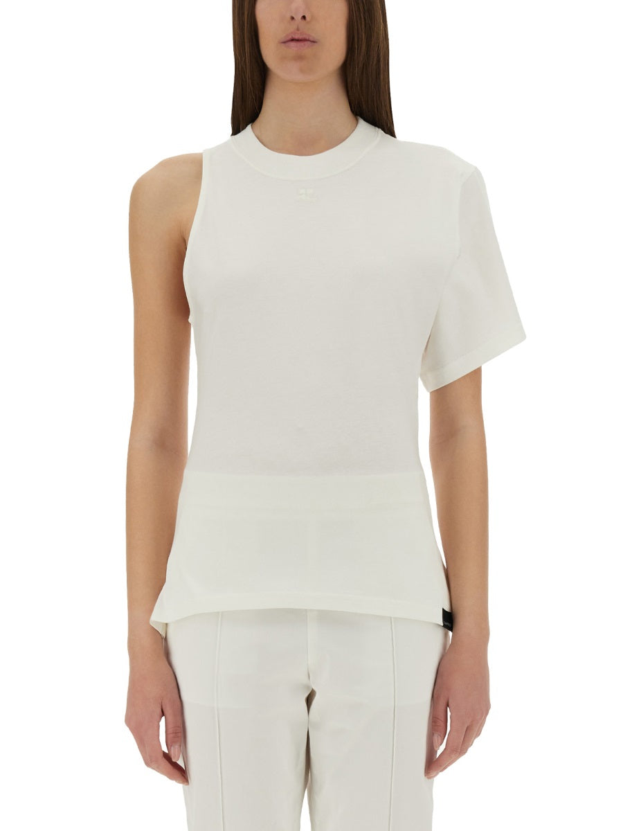 Courrèges T shirt - Bianco | Wanan Luxury