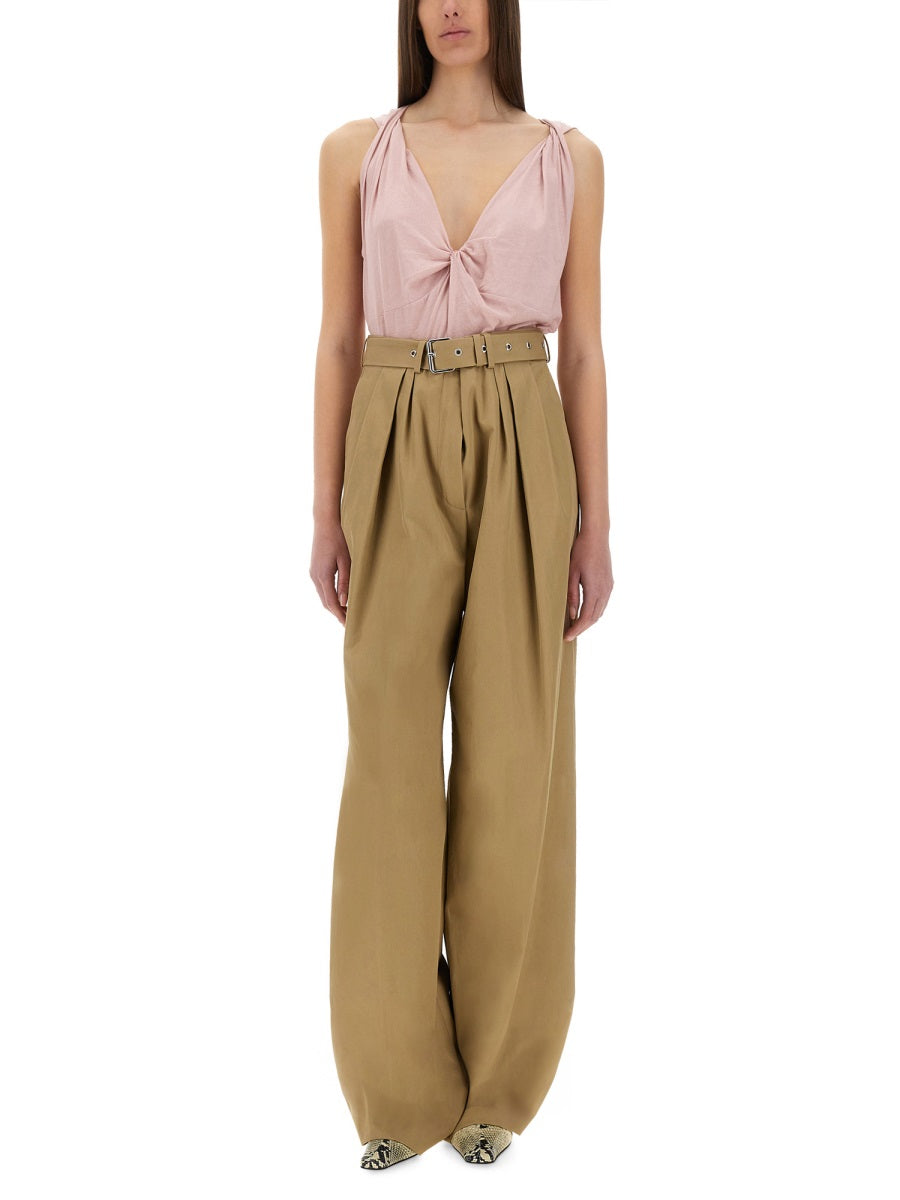 Dries Van Noten Pantaloni - Beige | bf9df3537d9ee0e8c8c1d38531f9dc96eae516bf