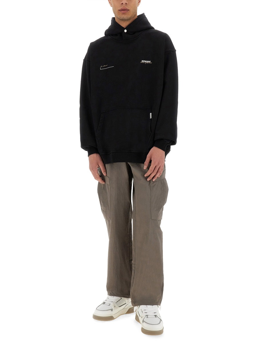 Represent Felpe - Nero | Wanan Luxury