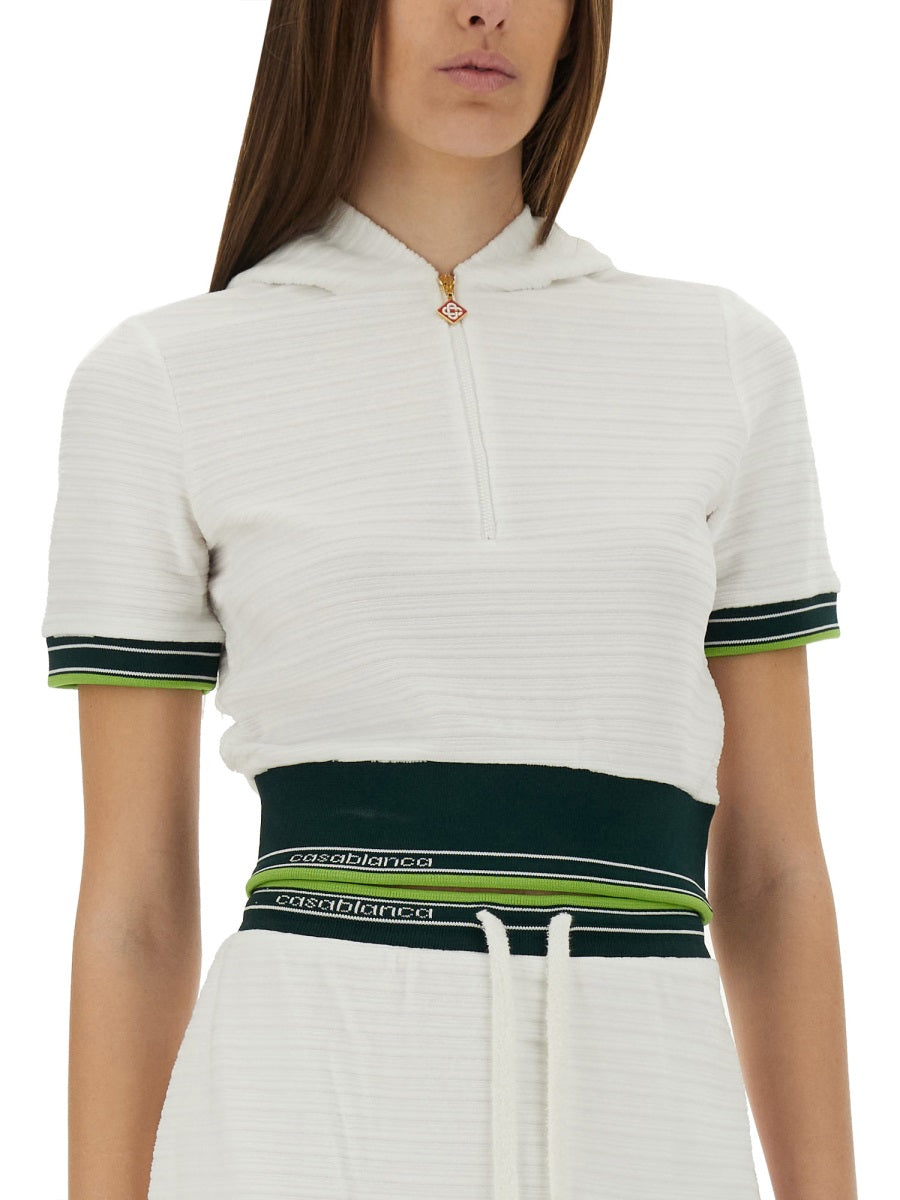 Casablanca Top - Bianco | Wanan Luxury
