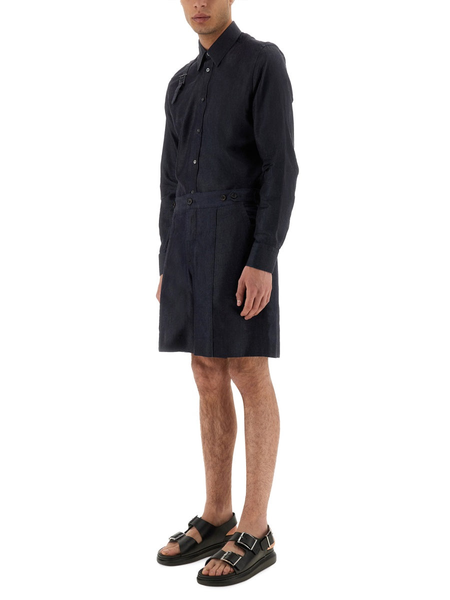 Alexander McQueen Shorts - Blu | Wanan Luxury