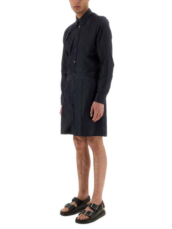 Alexander McQueen Shorts - Blu | Wanan Luxury