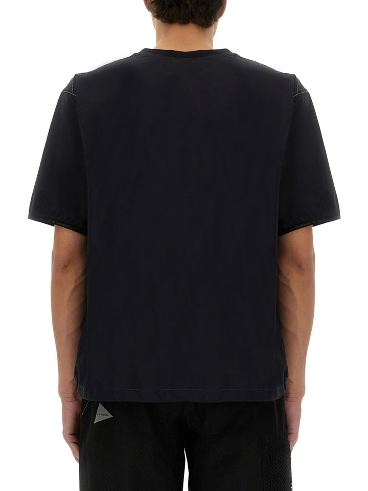 And Wander T shirt - Nero | Wanan Luxury