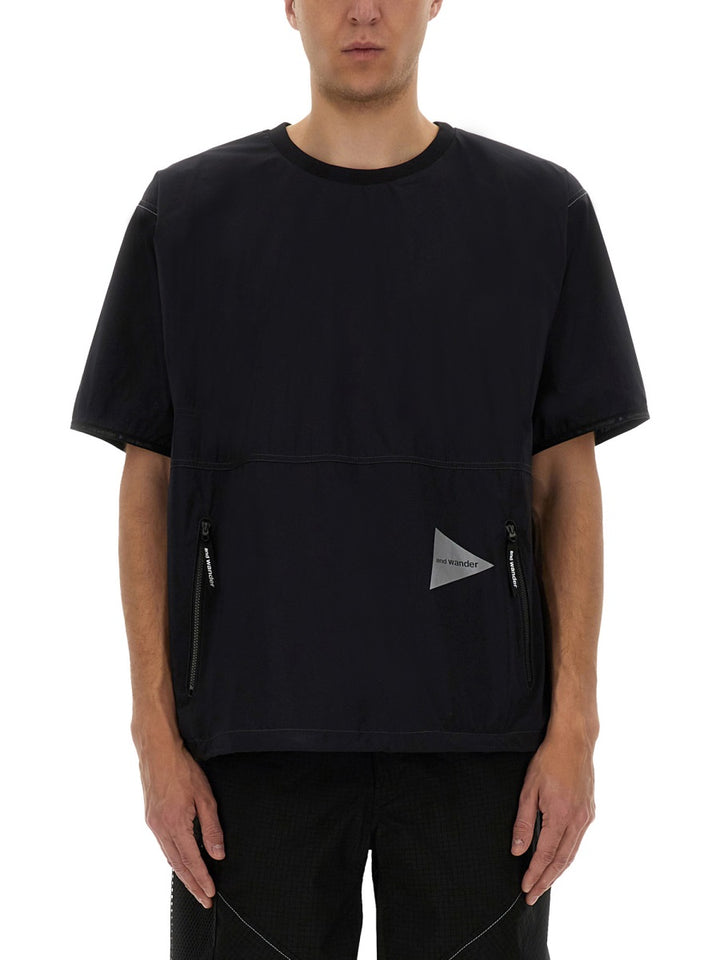 And Wander T shirt - Nero | Wanan Luxury