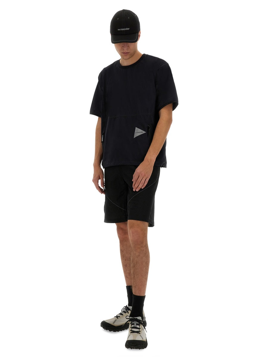 And Wander T shirt - Nero | Wanan Luxury