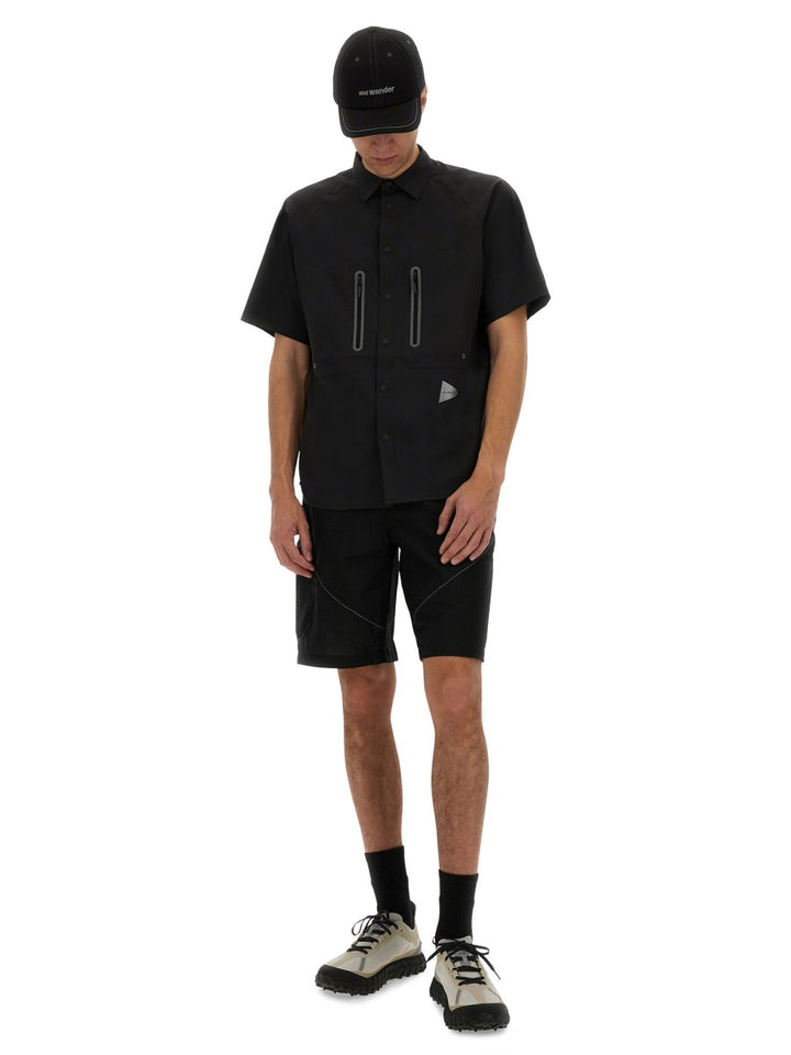 And Wander Camicie - Nero | Wanan Luxury