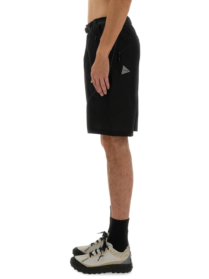 And Wander Shorts - Nero | Wanan Luxury