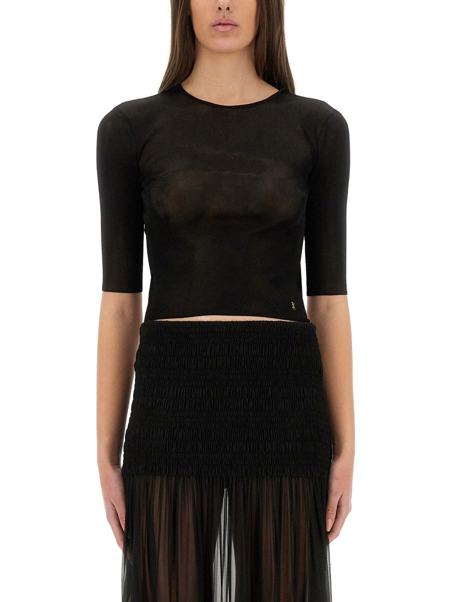 Saint Laurent Top - Nero | Wanan Luxury
