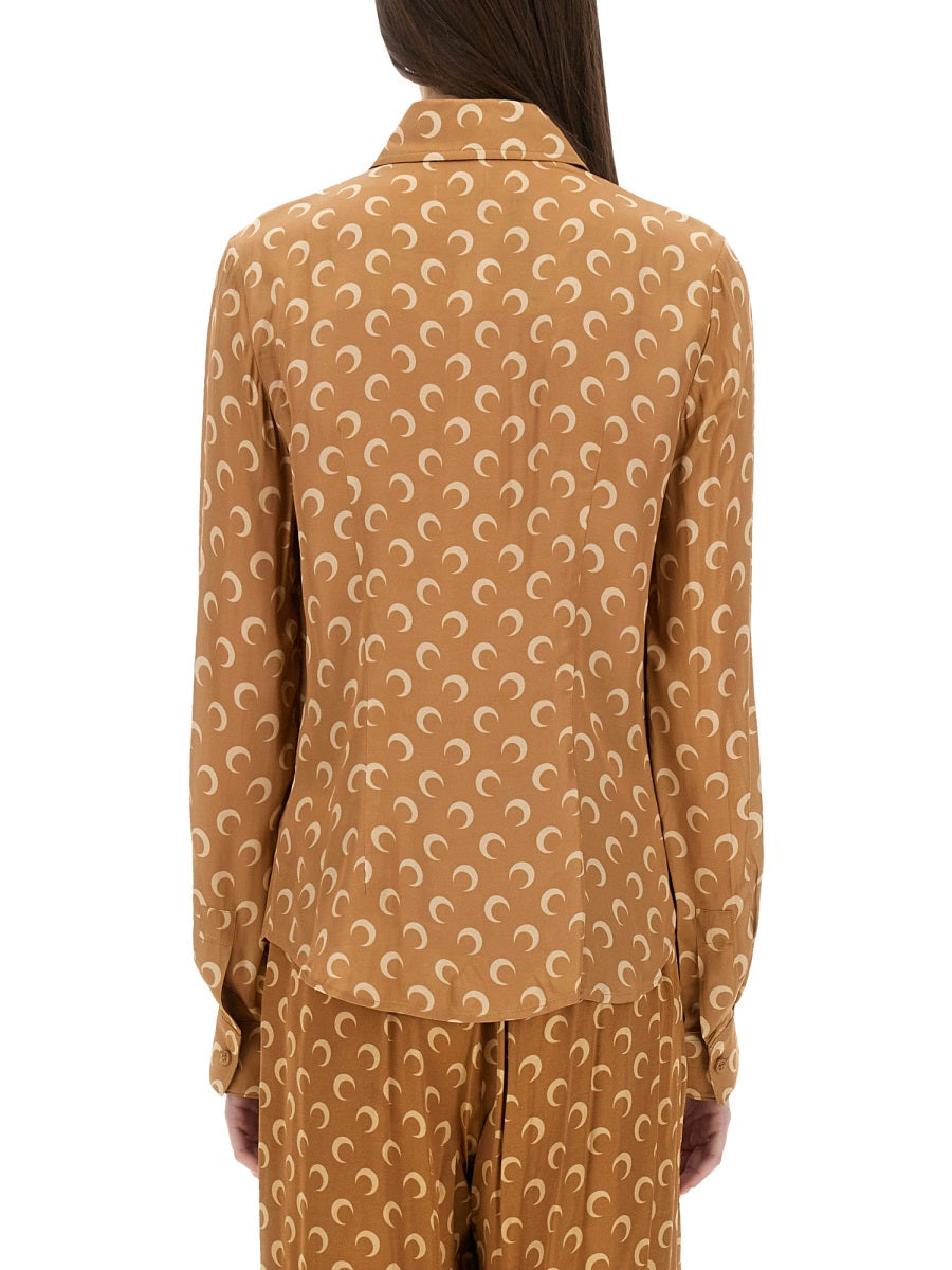 Marine Serre Camicie - Beige | Wanan Luxury