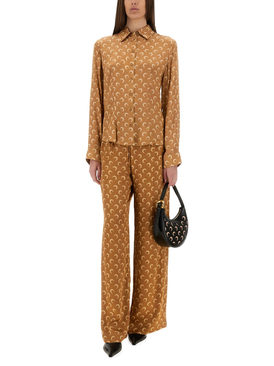 Marine Serre Camicie - Beige | Wanan Luxury