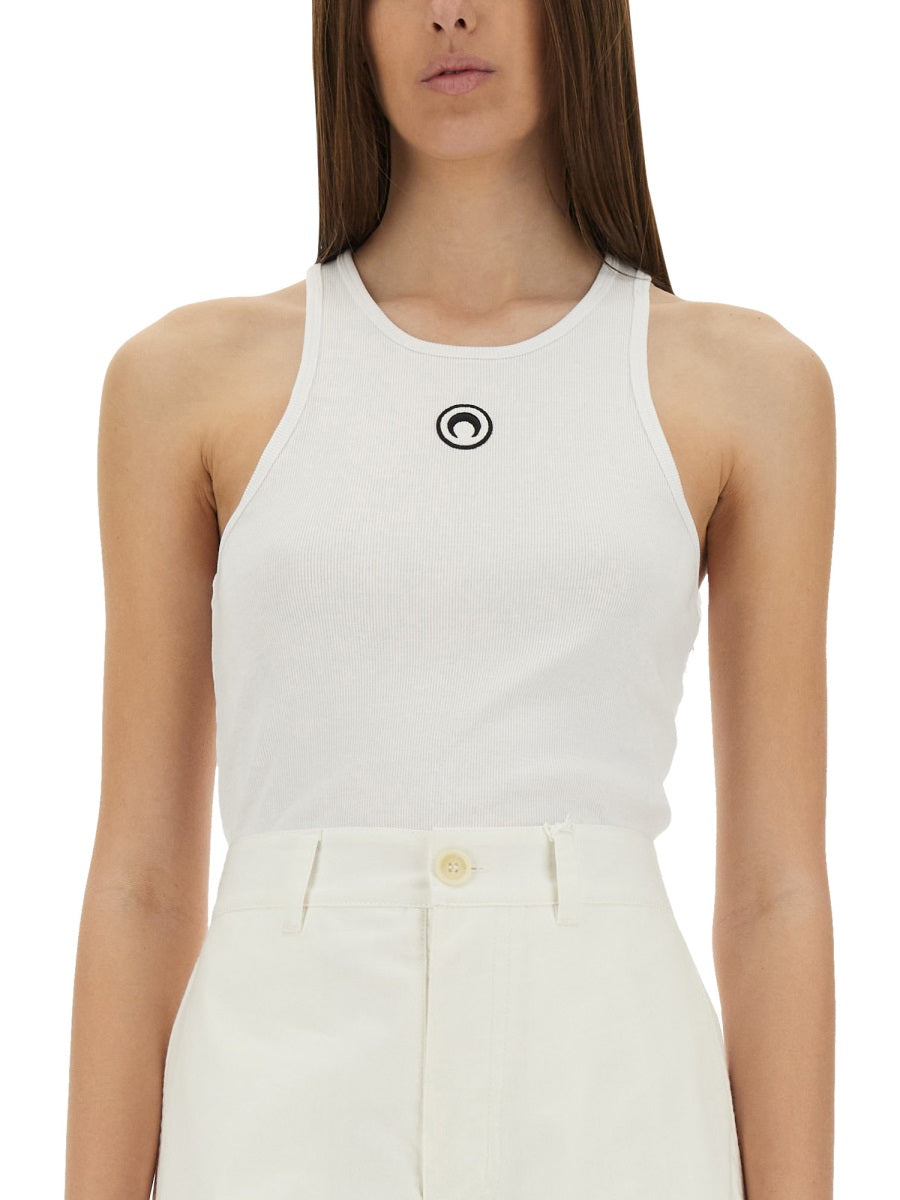 Marine Serre Top - Bianco | Wanan Luxury