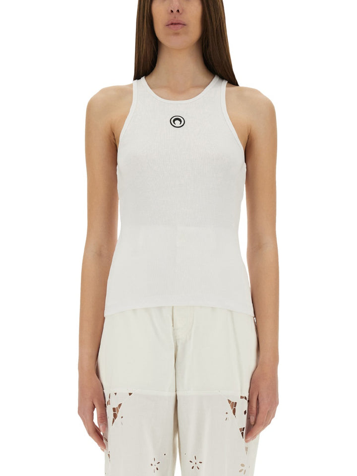Marine Serre Top - Bianco | Wanan Luxury