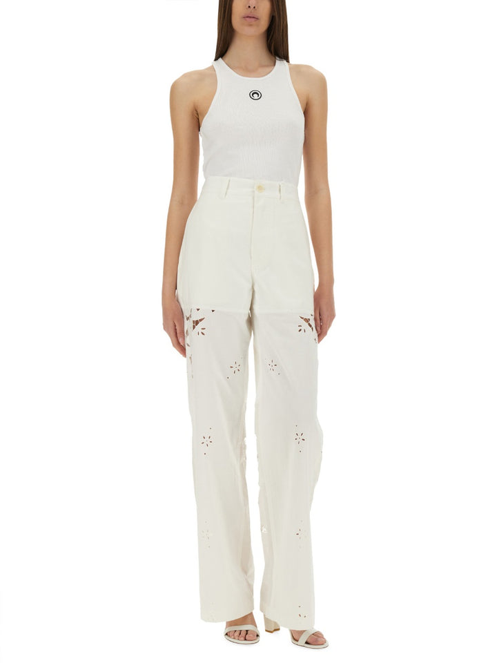 Marine Serre Top - Bianco | Wanan Luxury