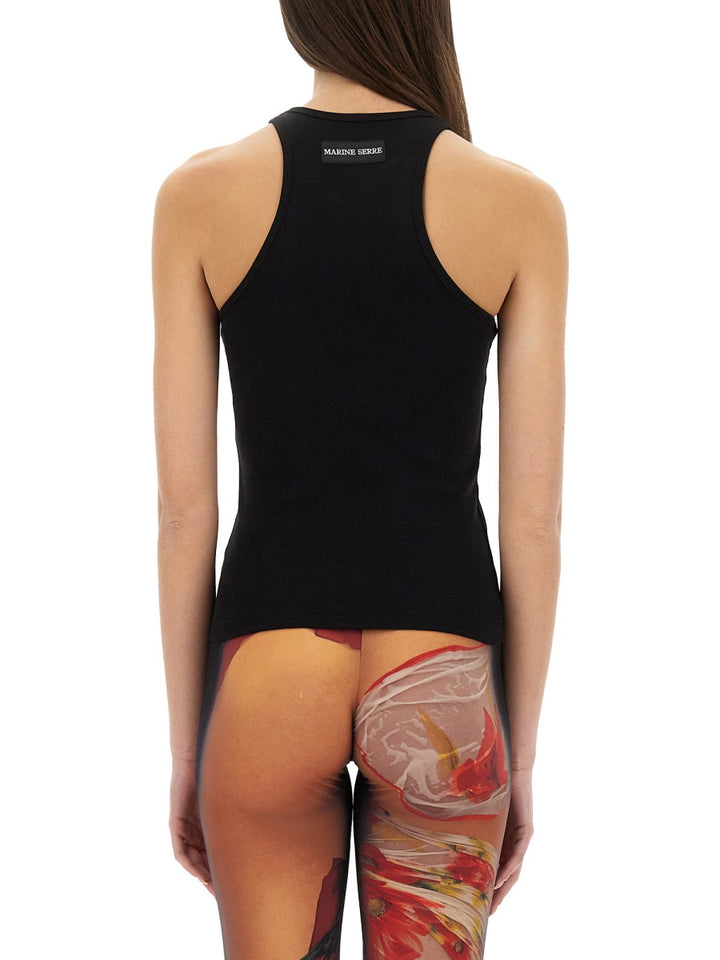 Marine Serre Top - Nero | Wanan Luxury