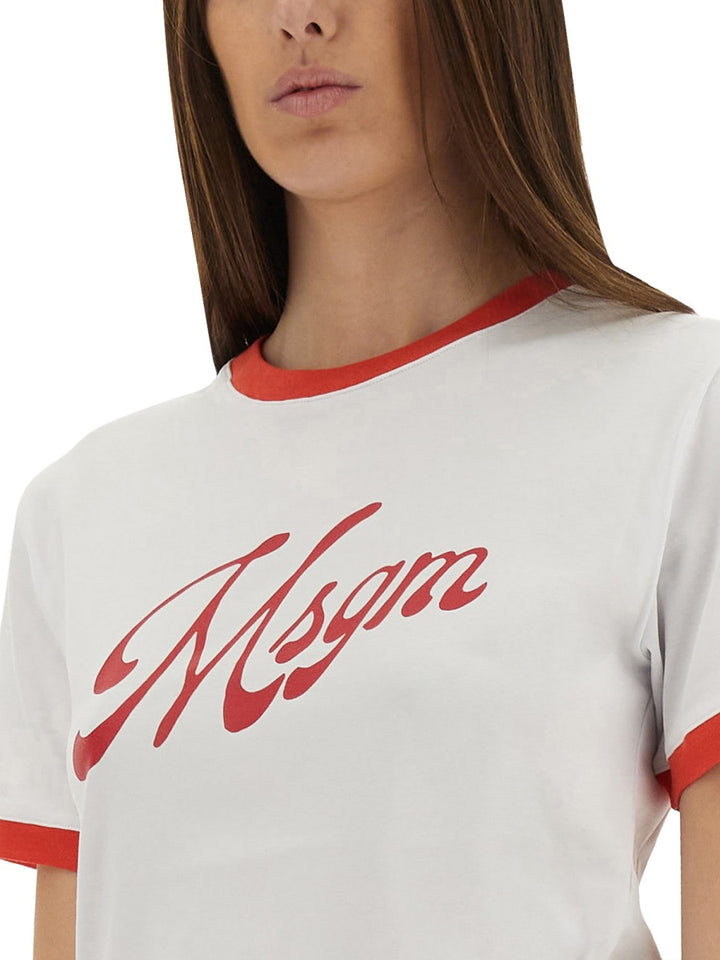 MSGM T shirt - Bianco | Wanan Luxury