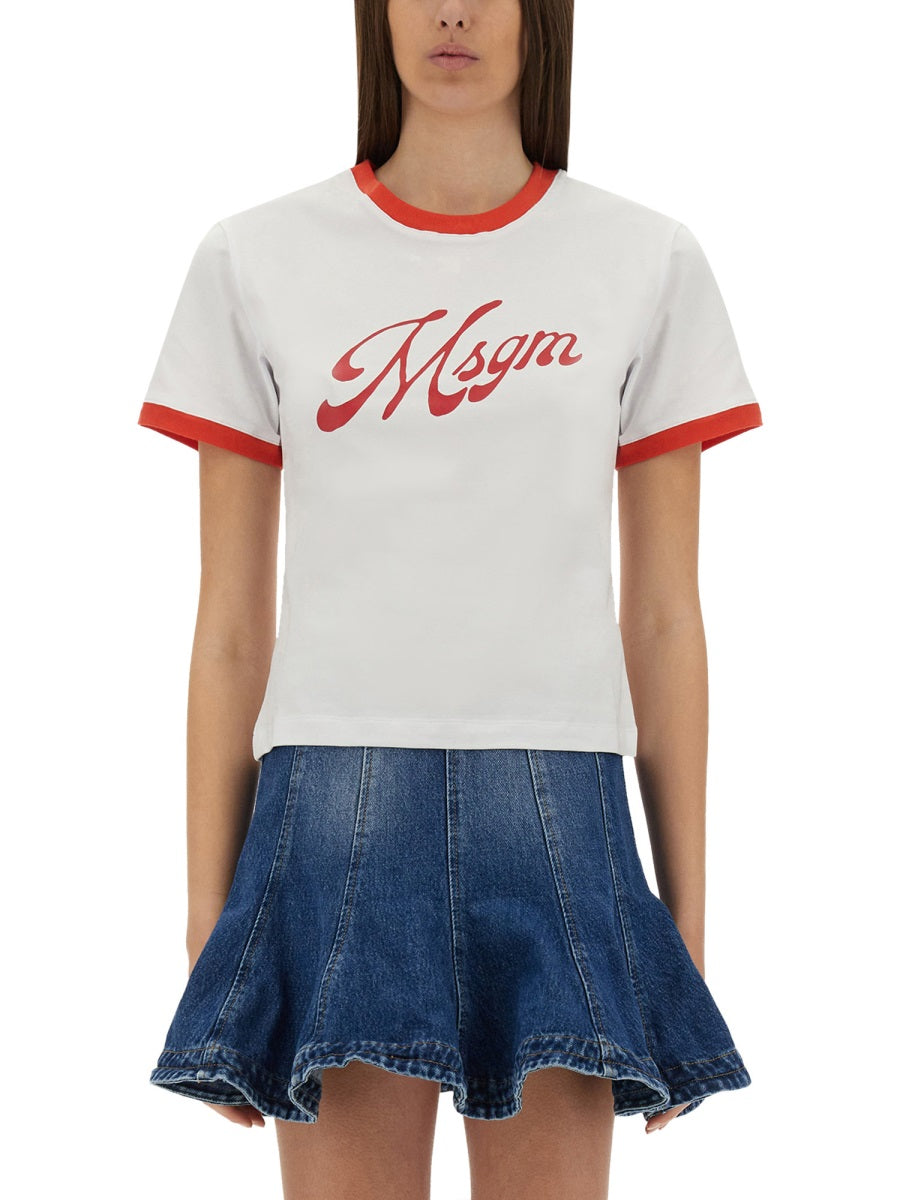 MSGM T shirt - Bianco | Wanan Luxury